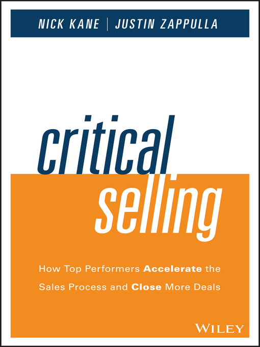 Title details for Critical Selling Skills by Nick Kane - Available